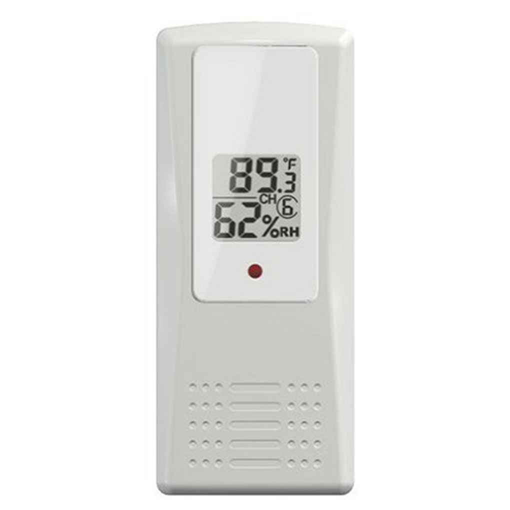Ambient Weather F007TP 8-Channel Wireless Thermometer with Temperature Wet Probe for Ambient Weather Stations 
