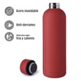 thumbnail image 2 of Botella Termo AGBOX Rojo 750ml Doble Pared Inoxidable Tapa Hermética Antiderrames, 2 of 5