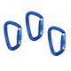 thumbnail image 1 of Carabineras de Aluminio DYNWAVEMX 3pcs Mosquetones Auto Autobloqueo 24KN, 1 of 6