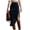 Navy, variant on Qiopertar High Waisted Bodycon Midi Skirt for Women Asymmetric Fringe Western Wrap Skirt Side Split Slim Fit Casual Party Night Out, Khaki S