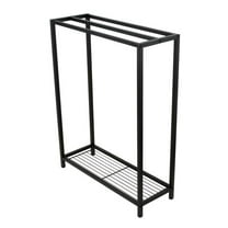 Kingston Brass SCC8350 31.75 in. Edenscape Freestanding Iron Towel Rack, Matte Black