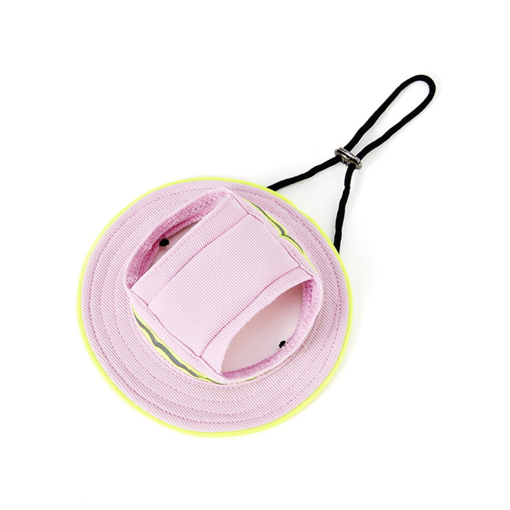 Adjustable Reflective Dog Hat for Outdoor Camping Walking Pet Hat Breathable Safe NightAdventure Puppy Headwear