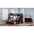 thumbnail image 3 of Leo & Lacey Twin Over Full Staircase Trundle Bunk Bed, 3 of 4