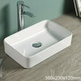 thumbnail image 3 of American Imaginations AI-28262 14.2 in. Rectangle Above Counter White Vessel for Wall Mount Drilling, 3 of 3