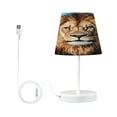 thumbnail image 7 of Table Lamp Medium 7.9x11.8 Inches Table Lamps Night Light Tools & Home Improvement Bedroom Lamp Guest Room Lamp Study Lamp Office Lamp Big Brown Lion, 7 of 7