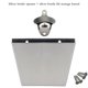 thumbnail image 4 of Kearding Caja para tapas de botellas, Catcher Caja duradera montada en la pared de acero inoxidable con abridor Estable conveniente para ahorrar Almacenamiento y organización del hogar plata, 4 of 6