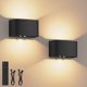 thumbnail image 2 of 2 Paquete Lámpara de Noche LED con Sensor de Movimiento, Brillo Ajustable 3 Modos, Temporizador 10/20/30 Min, USB-C Recargable 3600mAh, Ideal para Niños, Habitación, Escaleras, Baño, 2 of 10