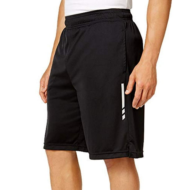 ID Men's Knit Training Shorts (Black, L) Walmart.com