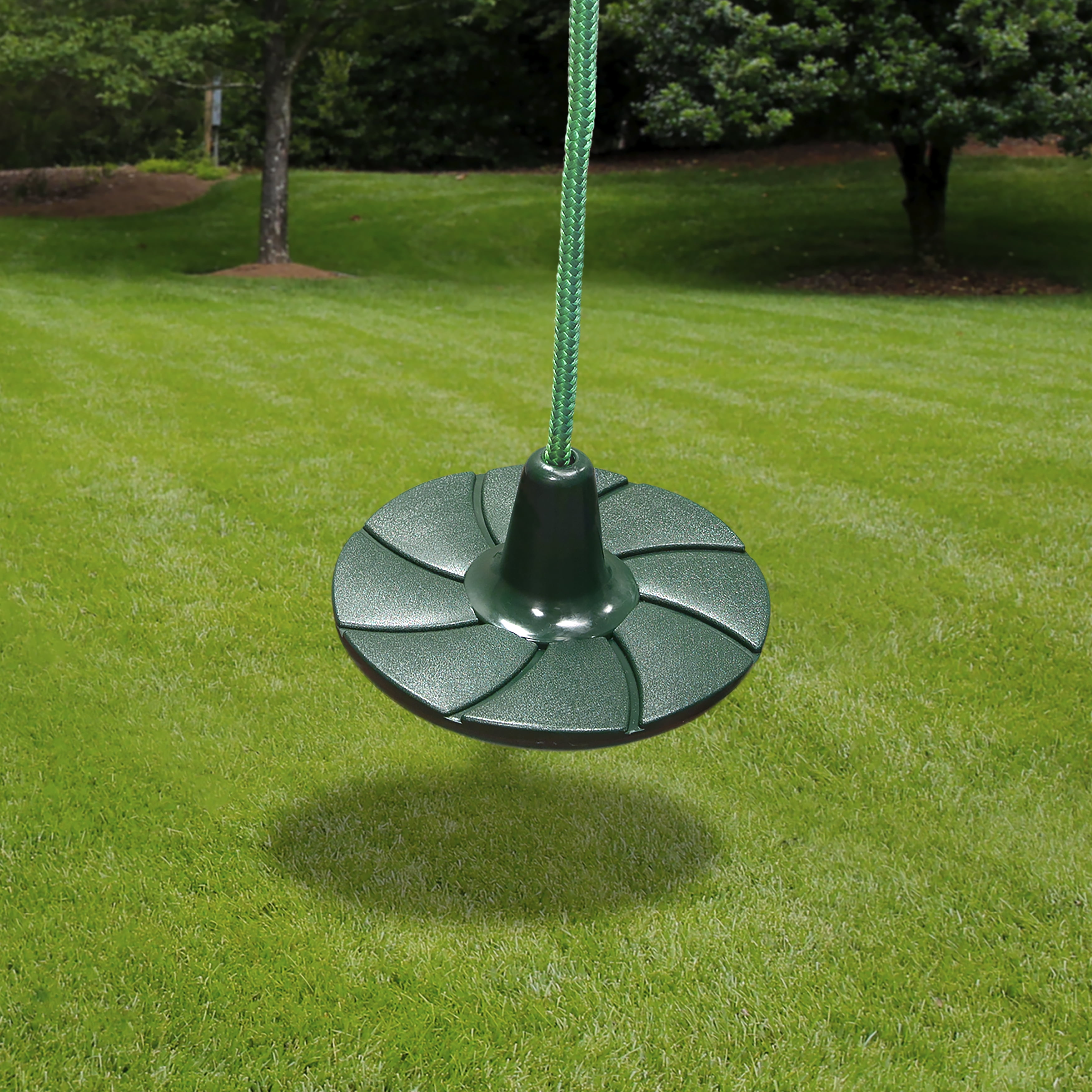 Gorilla Playsets Disc Swing - Green with Green Rope