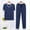 Navy, variant on uublik Men Pajamas Sets Comfy Sleepwear Short Sleeve Pjs Set Soft 2 Piece Lounge Set Cozy Nightwear with Pockets, Dark Gray