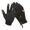 Black, variant on Sinknap Zipper Winter Thermal Sports Gloves, Polyester Spandex Anti‑Slip Palm Windproof Gloves for Skiing Snowboarding Hiking Outdoor Activities Rose Red M