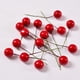 thumbnail image 4 of EeaseMX 200 piezas de bayas artificiales de acebo rojo, tallos de bayas falsas, adornos decorativos para guirnaldas navideñas (10 mm, rojo), 4 of 7