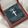 thumbnail image 4 of To My Niece You're Amazing Cross Card Necklace w Stainless Steel Pendant, 4 of 20