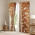 thumbnail image 3 of Castle Fairy Deer Print Black Out Curtains,Jungle Animal Curtains Pack of 2 (42x63 Each), 3 of 6
