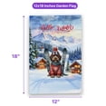 thumbnail image 5 of Hello Welcome Winter The Ski Wirehaired Pointing Griffon Snowy Day Garden Flag 12x18in Double Sided Dog Lover Outdoor Decor - 13013, 5 of 5