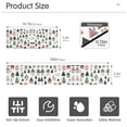 thumbnail image 3 of Yayeee Faucet Mat for Kitchen Sink 14.7" Diatomite Long Splash Guard Pad, Orange Christmas House, 3 of 7