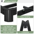 thumbnail image 2 of Twin 5 Inch Metal Bed Frame - Black, 2 of 8