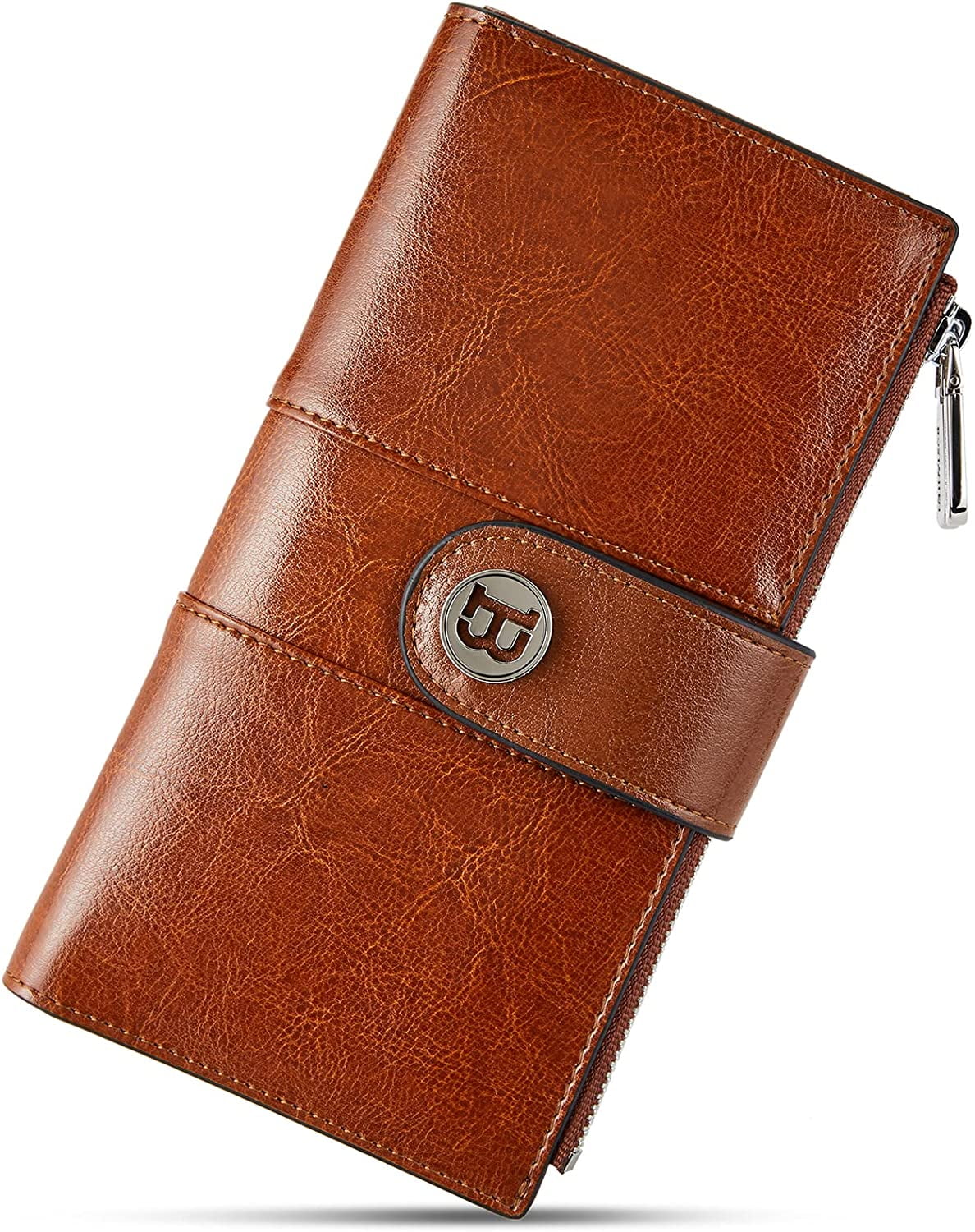 Double Zipper Wallet for Women,Large Capacity Long Wallet Credit Card Hoder  Brown - $23 (20% Off Retail) New With Tags - From Sunshine