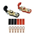thumbnail image 3 of 2 uds. Conectores de batería, extremos de Cable de batería, conector de abrazadera, rojo, negro, positivo, , buen ajuste de Baoblaze conectores terminales, 3 of 8