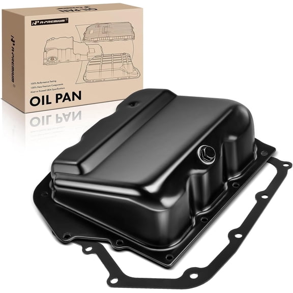 A-Premium Transmission Oil Pan with Gasket Compatible with Dodge Grand Caravan Journey Avenger Chrysler Town & Country 200 Sebring Pacifica Ram C/V
