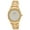 Gold, variant on Bob Mackie Women's 40mm Silver DIamond Accent Couturier Link Watch Carat Size 1/10