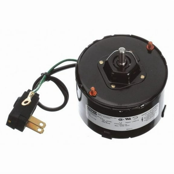 Fasco HVAC Motor,TEAO,1/100 HP,1550 rpm,Sleeve D1109