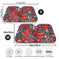 thumbnail image 3 of Balery Fire Sign Print Car Windshield Sun Shade,Windshield Sunshade for Car Pickup Truck SUV Accessories-Small, 3 of 7
