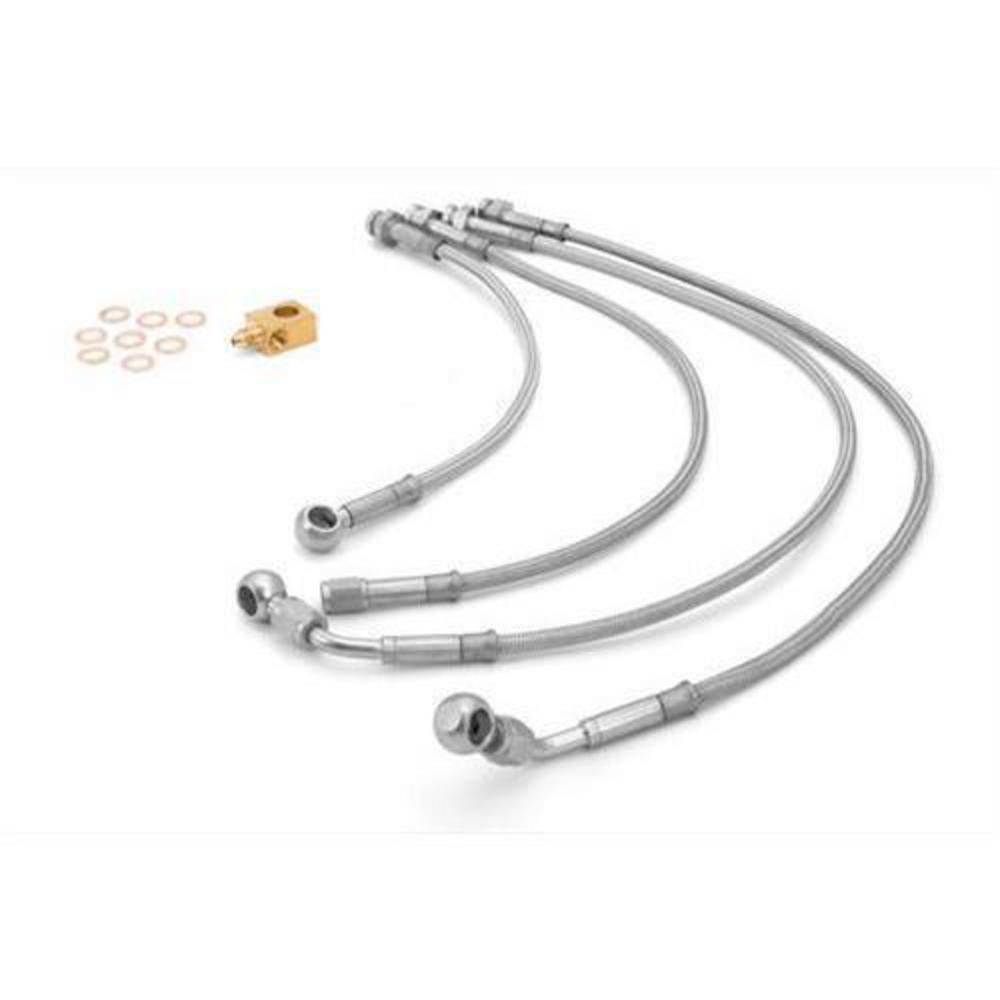 Deebior II 2 Metic Braided Stainless Brake Hose Line Kit Front End IFS v8 
