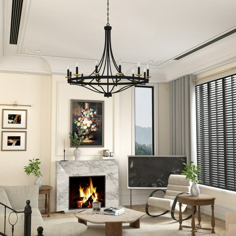Contemporary wagon 2024 wheel chandelier