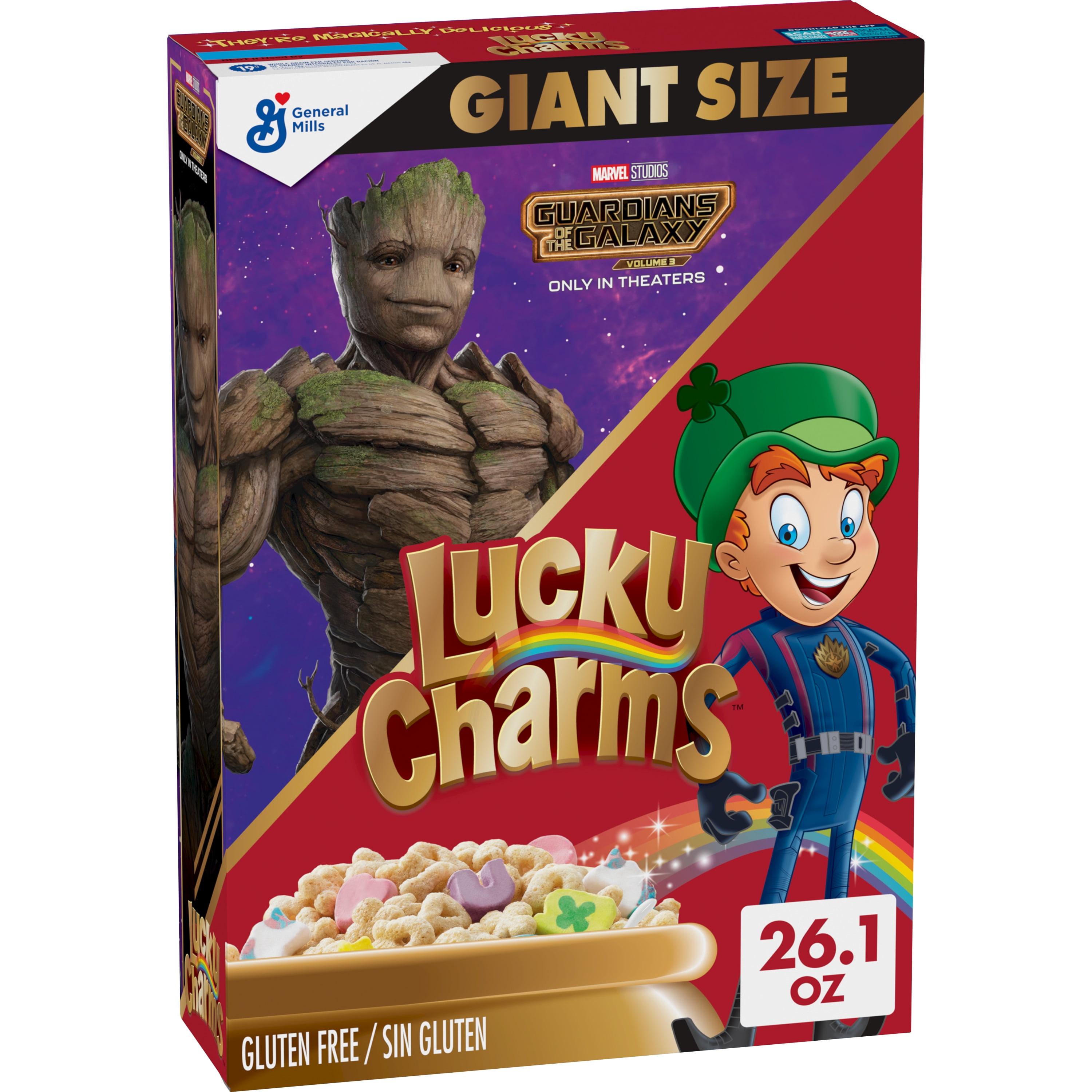 Lucky Charms, Guardians of the Galaxy Vol. 3 Special Edition, Giant Size, 26.1 OZ