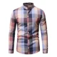 thumbnail image 1 of Camisa A Cuadros Manga Larga Con Botones Para Hombre, 1 of 8