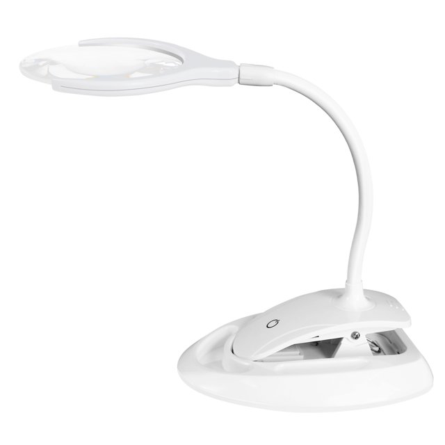 Handheld Magnifier 3X 8X Illuminated Desk Table Led Lamp Magnifying Glass Rechargeable Magnifier With Light For Crafts, Hobbies, Inspection, Reading, Jewelry Design And More