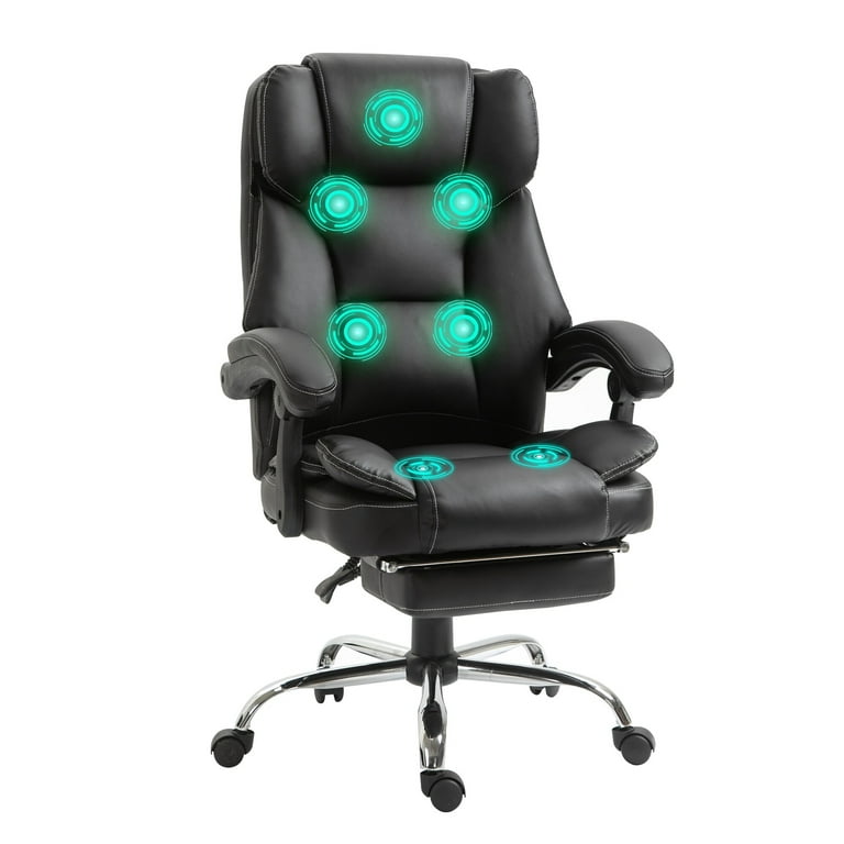 Massage Ergonomic Office Chair Executive PU Leather Walmart