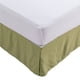 thumbnail image 1 of Falda de cama con pliegues y volantes de poliéster a prueba de polvo, fácil de instalar, cenefa (completo), 1 of 5