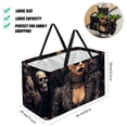 thumbnail image 2 of Dark Punk Large Foldable Oxford Cloth Laundry Basket Beach Bag Shopping Basket Grocery Bags, 2 of 7