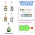 thumbnail image 2 of Llavero con pintura diamantes Arte 5PCS Btafrte colorido Doble Cara, 2 of 9