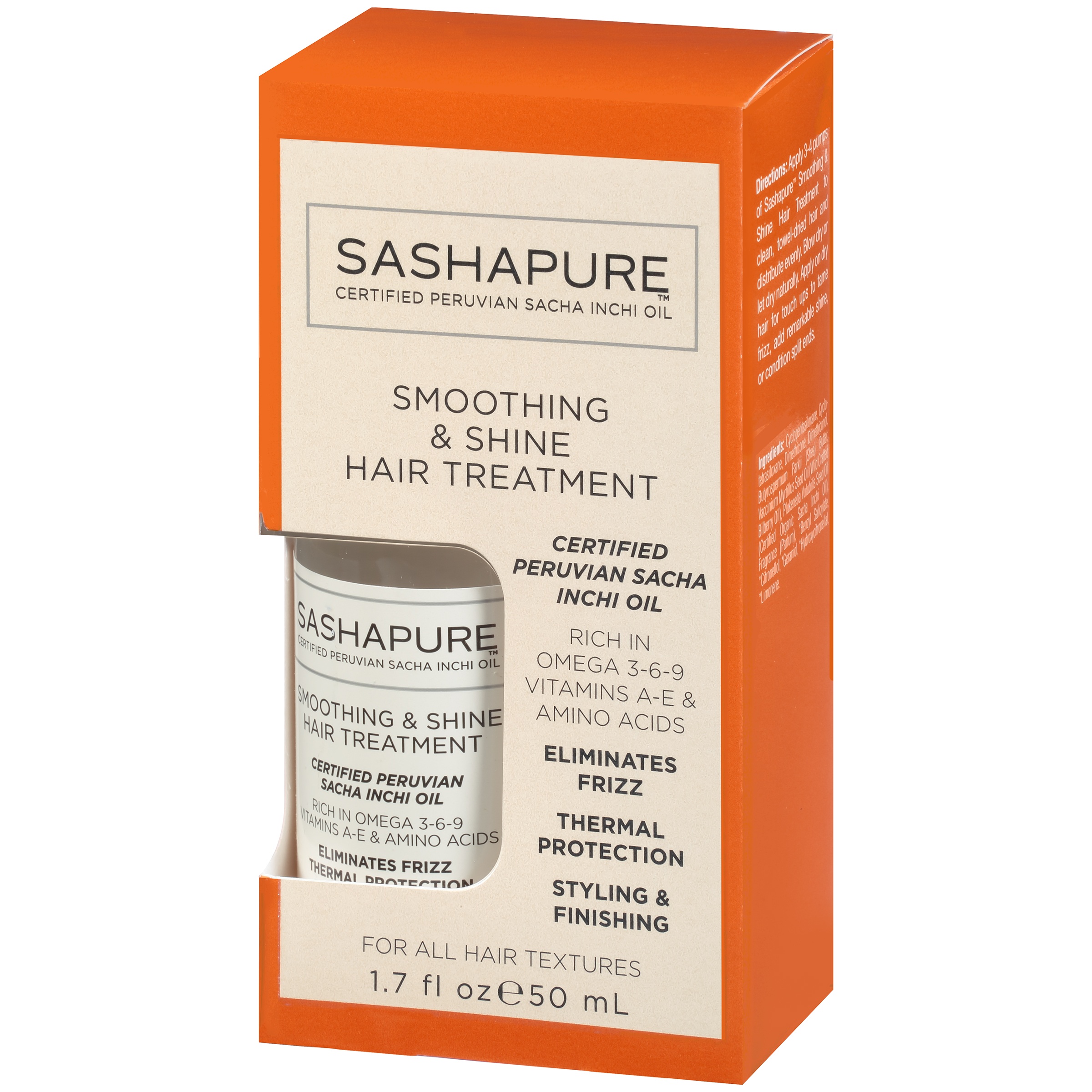 sashapure smoothing & shine hair treatment