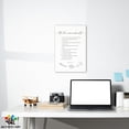 thumbnail image 2 of 10 Commandments Wall Art Canvas, Inspirational Bible Verses Ten Commandments Wall Decor, Religious Scripture Wall Art for Christian Office Prayer Room Decor Wrapped Framed 12x18 Inch, 2 of 5