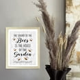 thumbnail image 2 of Designs ByLITA The Sound of The Bees Is The Voice Of The Garden, 8 x 10 White Wall Print (Framed) | Home Decor, 2 of 7