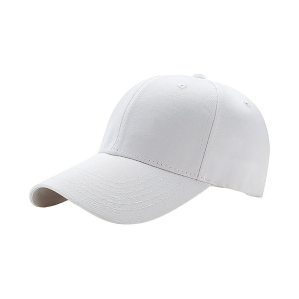 Gorra de béisbol Sonducket protección solar universal poliéster blanco