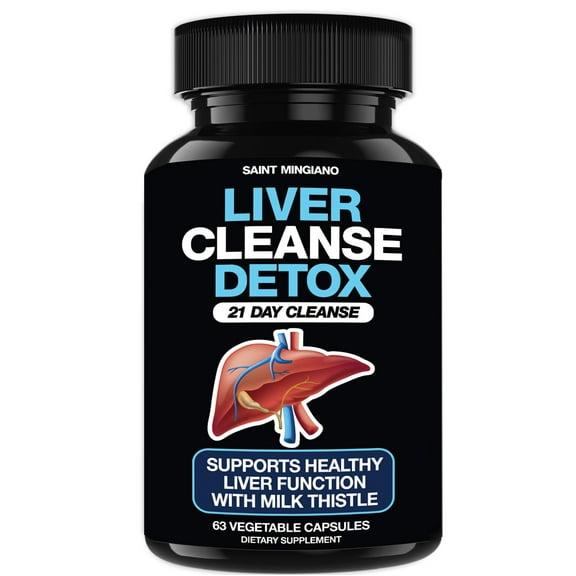 Liver Cleanse Detox & Repair - 21 Day Cleanse - Natural Liver Support Supplement with Milk Thistle