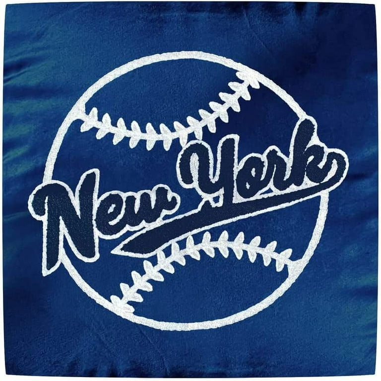 New York Embroidered Decorative Pillow Cover