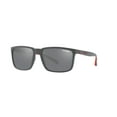 thumbnail image 4 of ARNETTE Unisex Sunglasses Matte Grey Frame, Grey Mirror Silver Lenses, 58MM, 4 of 4