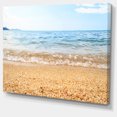 thumbnail image 1 of Designart - Bord de Mer Bleu avec Pierres de Galets - Uvre d'Art Moderne sur Toile, 1 of 2