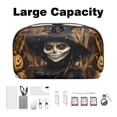 thumbnail image 3 of Scarecrow Travel Case Oxford Cloth Waterproof Digital Pouch Organizer Case for Travel Leather Cord Organizer - 5.9x9.44x3.14 in, 3 of 6