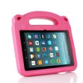 thumbnail image 5 of SaniMore for ALL-New Fire 7 2022 Lightweight Kids Case, EVA Foam Case with Holder & Foldable Panda Kickstand Shockproof Protective Case for ALL-New Fire 7 7" Boys Girls, Rose, 5 of 8