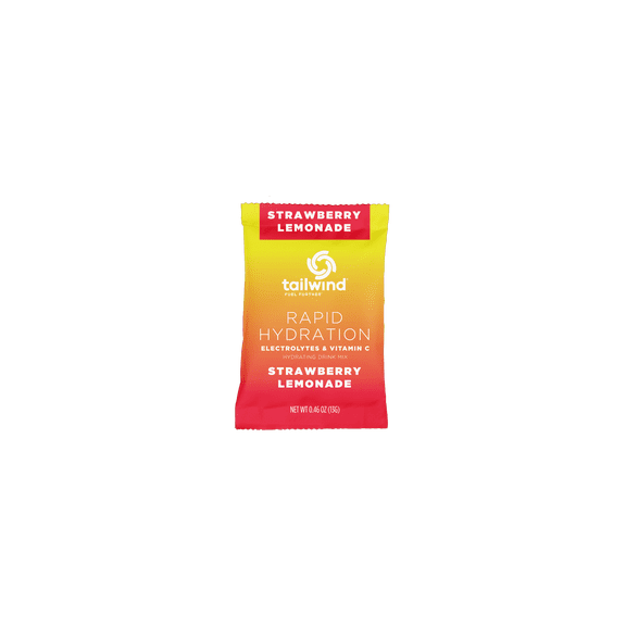 Tailwind Nutrition Strawberry Lemonade Rapid Hydration Electrolyte Drink Mix Single Serve Packet 0.46 oz