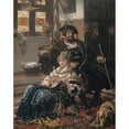 thumbnail image 2 of Vilhelm Rosenstand 12x14 Gold Ornate Wood Frame and Double Matted Museum Art Print Titled - Christian II and Dyveke (1885), 2 of 4