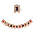 thumbnail image 3 of Miangastore 1pc Labor Day Linen Banner Party Decorative Garland Party Supplies Home Decor, 3 of 8