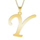 thumbnail image 1 of Gold Color Alphabet Necklaces For Women Jewelry Chain On Neck 26 Letters Pendant Necklace Stainless Steel Choker Woman Accessory--S151-Y-N-Product cod S151-Y-N, 1 of 5